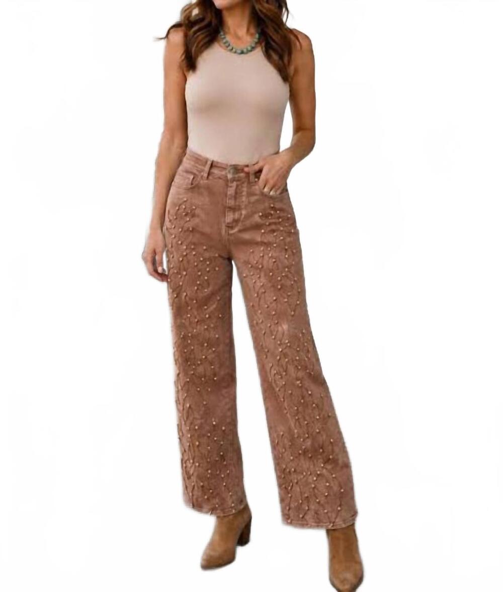 NEW BLUE B garment washed western yoke studded mid rise star stitch jeans in cre